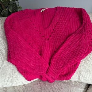 Aeropostale Women's Pink Sweater